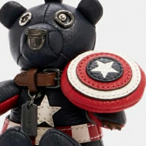 (New) Coach Marvel Collectible Bear Bag Charm - Picture 2 of 4